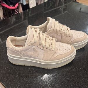 Nike Women’s Blush Suede Low-Top Sneakers